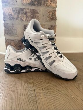 Nike Reax Men’s Athletic Shoes - White/Black - NOWT